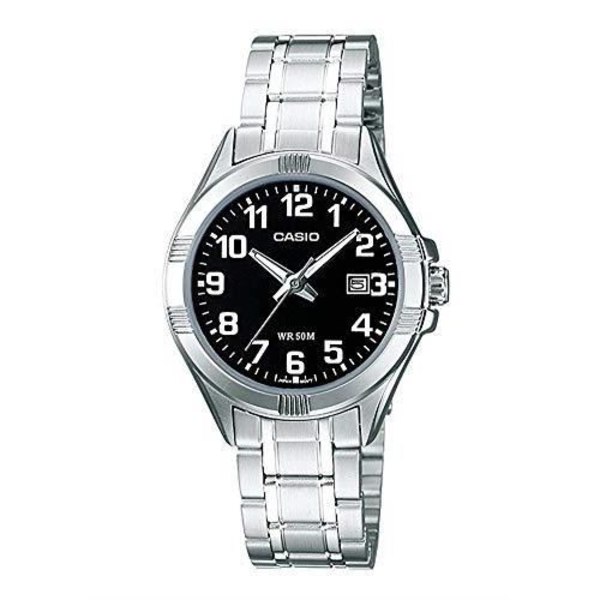 Klocka - CASIO - LTP-1308D-1BVEF - Rostfritt stål - Analog - Chic Svart