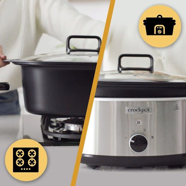 Elektrisk tryckkokare - elektrisk gryta Crock-pot - CSC085X