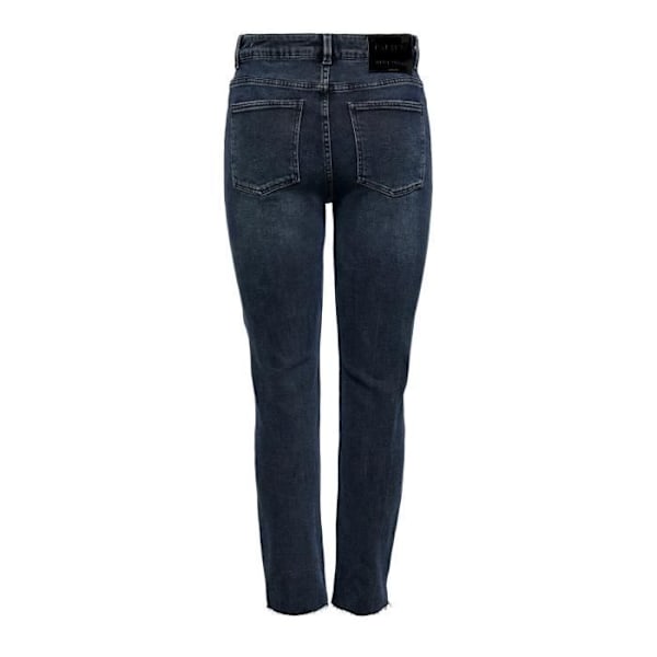 Jean kvinna - Only - onlemily liv 546 - Hög midja - Blå svart denim - Rakt snitt Blå svart denim 26
