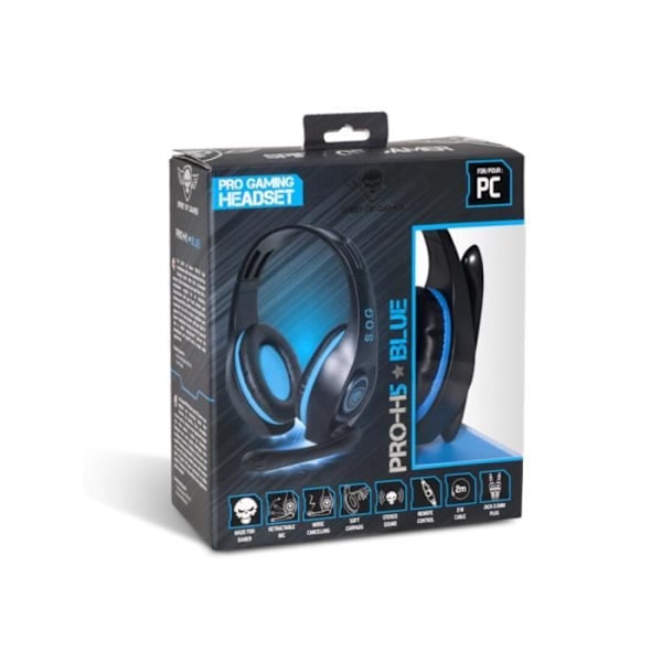 Casque-Micro Gamer Spirit Of Gamer Pro-H5 - Blå/Svart - PC