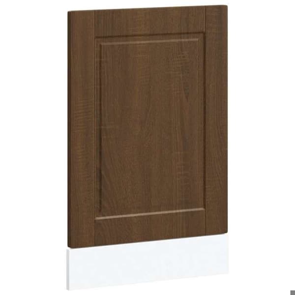vidaXL Diskbords-panel Porto ek brun 45x1,5x57 cm 854134