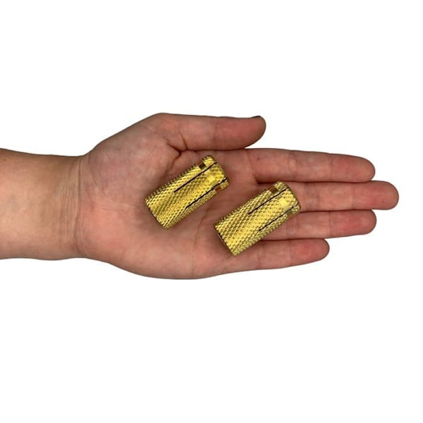 Marcopol - 1 - Förpackning med 4 M6 x 42 mm mässingspinnar, expansionsbulthylsa, expansionspinnar (4, M6 x 42 mm)