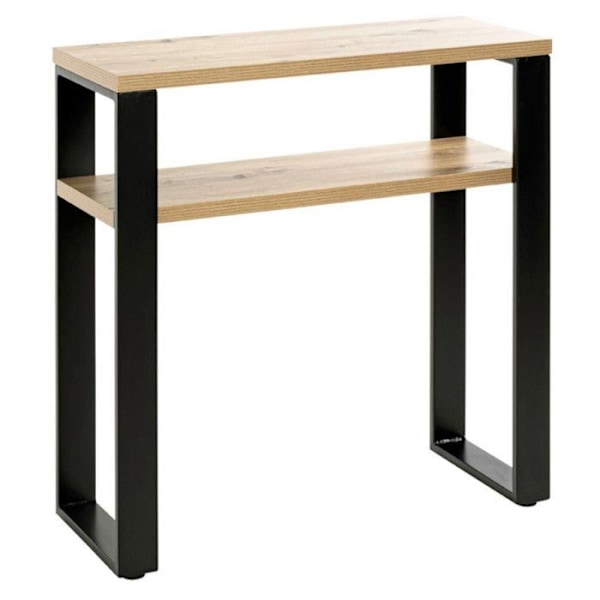 Konsoldesign "Felicita" 75cm Svart & Ek