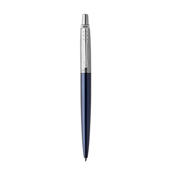 PARKER Jotter kulspetspenna, kungsblå, kromkant, blå refill, presentförpackning Kungsblått fodral