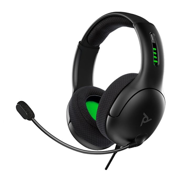 Headset - PDP - Nivå 50 - Grå - Flexibel mikrofon - Trådbunden