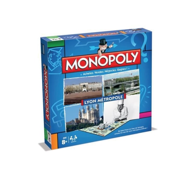 Monopol Lyon Métropole 2015 - Brädspel - VINNANDE RÖTTER - Fransk version