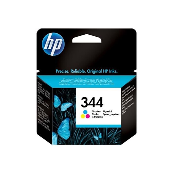 HP 344 14 ml färg (cyan, magenta, gul) originalbläckpatron för Officejet 100, 150, H470, K7100, K7103; PhotoSmart...