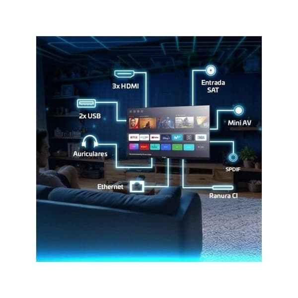 Engel LED LE2486SM 24" HD Ready Smart TV VIDAA Dolby Audio