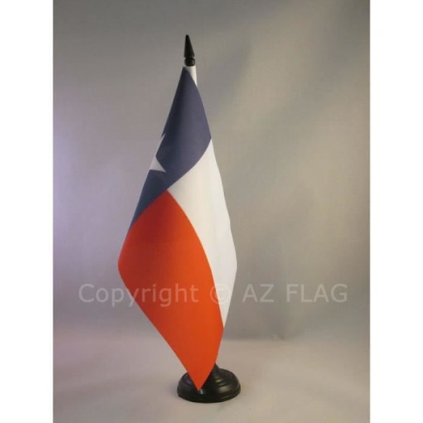 Texas bordsflagga 21x14cm - texansk - US State... Svart