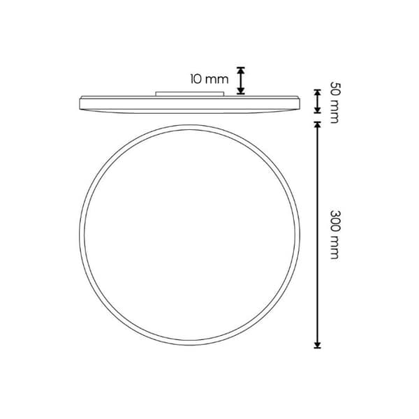 Sens Circular LED Ceiling 30W 4500K - Ledme - LM8255