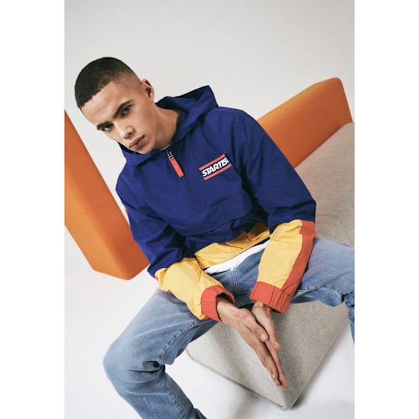 Vindjacka - Urban Classics - Starter - Flerfärgad - Avslappnad design - Unisex röd/blå/gul XS