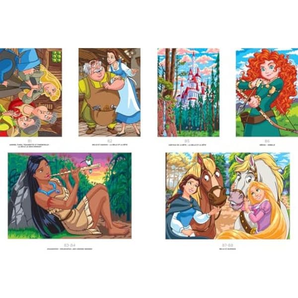 Disney Princesser Mystiska Målarbilder. Volym 2