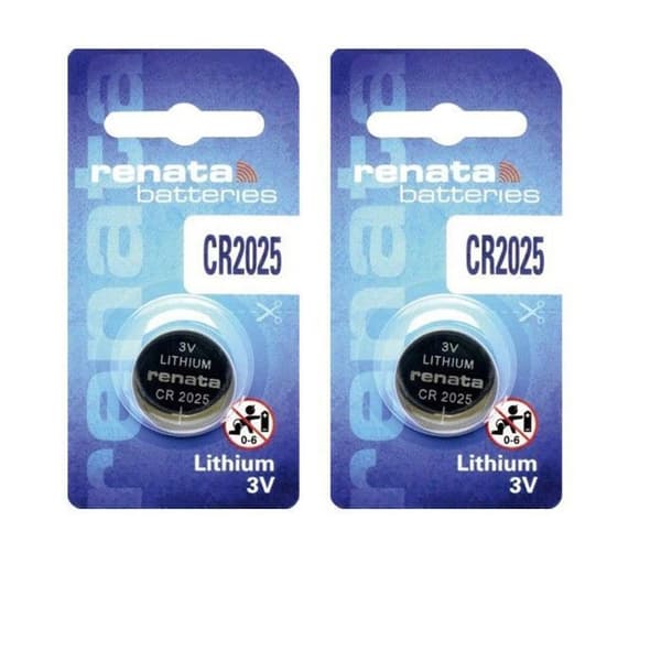 Renata CR2025 3V litiumbatteripaket om 2