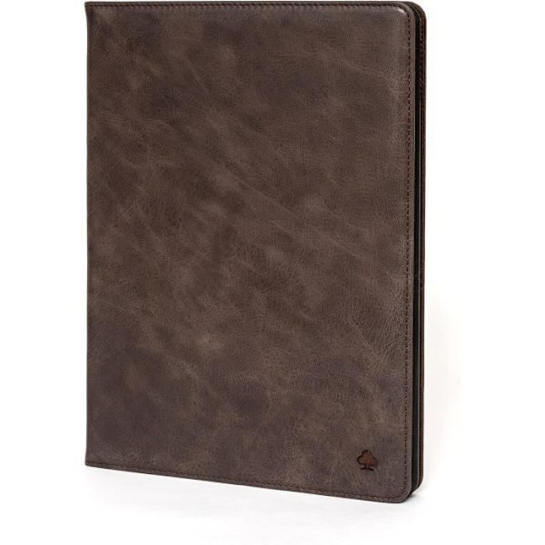 iPad Air 3-fodral - Porter Riley - Äkta Läder - Mörk Choklad - Inbyggt Stöd - Heltäckande Skydd Brun Chokolade