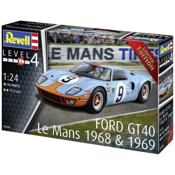 Modellbil - REVELL - Ford GT 40 Le Mans 1968
