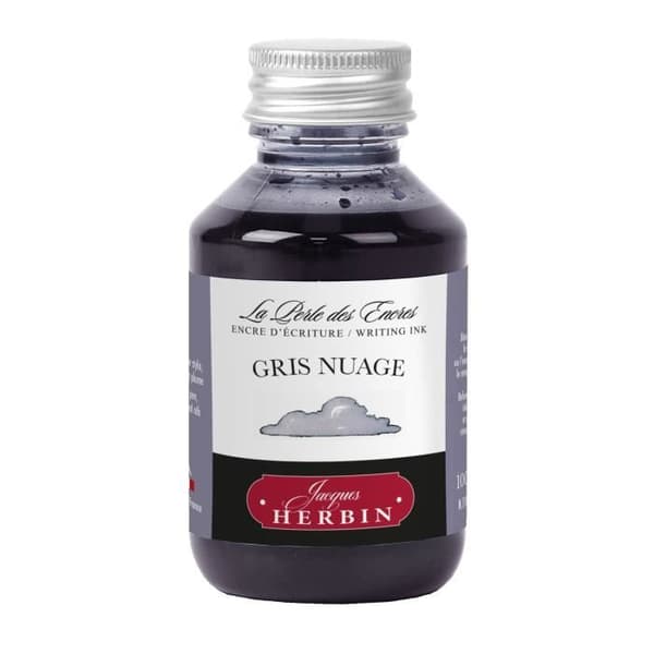 Bläck i PET-flaska 100ml - Molngrå