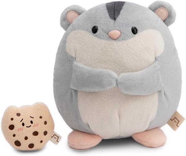 Peluche - Nici - Hamster Shai - 16 cm - Grå - Samling Super Mochi Grå