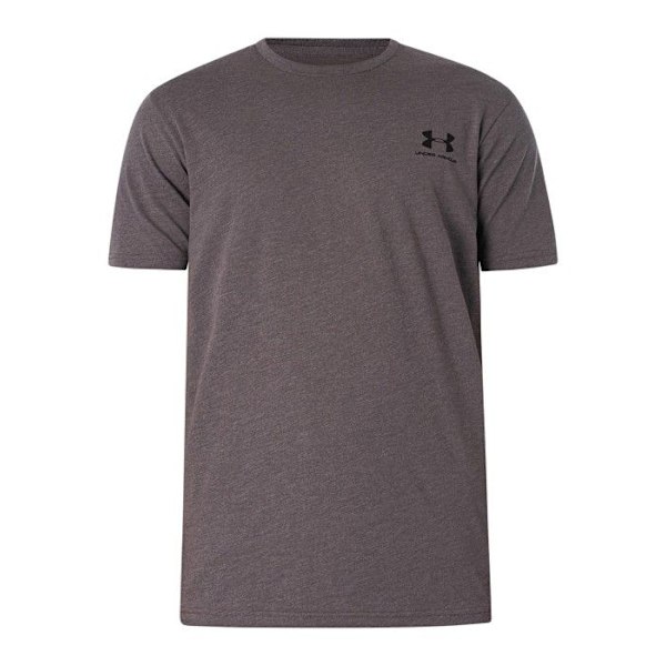 T-shirt Herr - Under Armour - Sportstyle Vänster Bröst - Charged Cotton - Grå - Låg passform Grå S