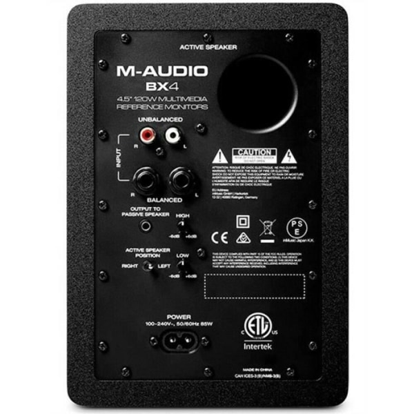 M-Audio BX-4 Par Bi-Amplified 120 Watt Professional Studio Monitors