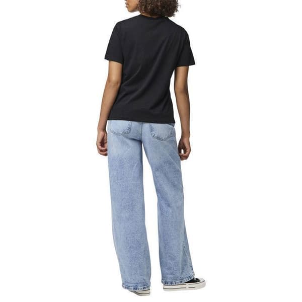 Pieces Ria Solid dam t-shirt Svart S