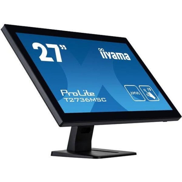 iiyama ProLite T2736MSC-B1 68,6 cm (27") 16:9 4 ms LCD-pekskärm - Panel för projekterad kapacitiv teknologi