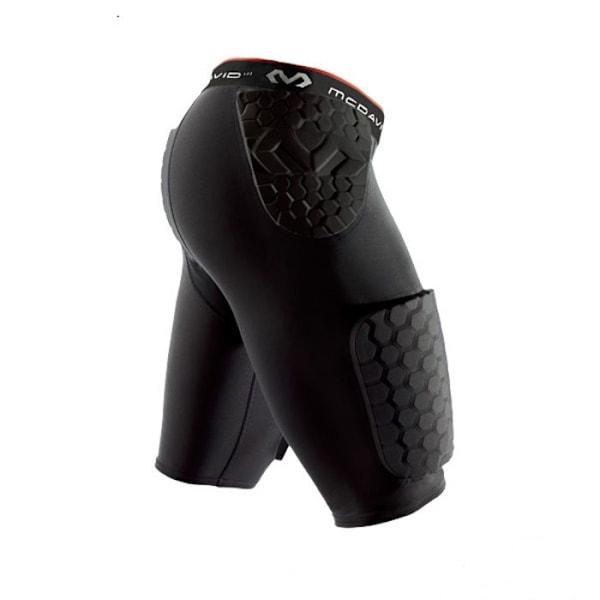Skyddsshorts - Mc DAVID - Hex Thudd - Svart - Vuxen - Multisport Svart jag