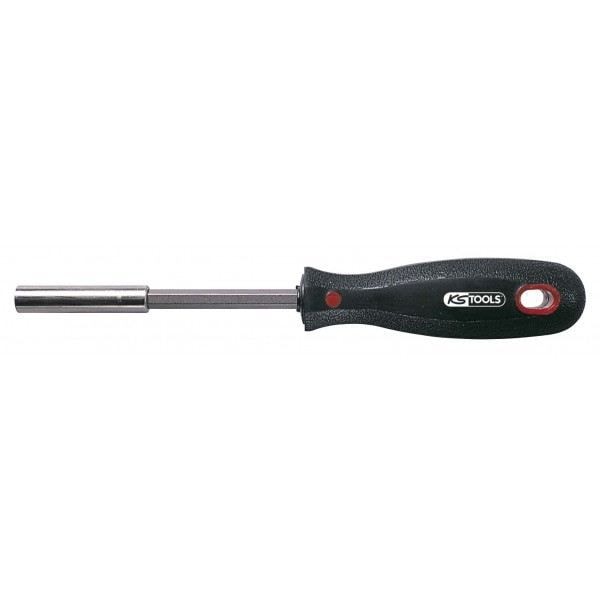 Skruvmejsel - KS TOOLS - 6,35 mm - Magnetisk bitshållare - Längd 100 mm - Säljs styckvis
