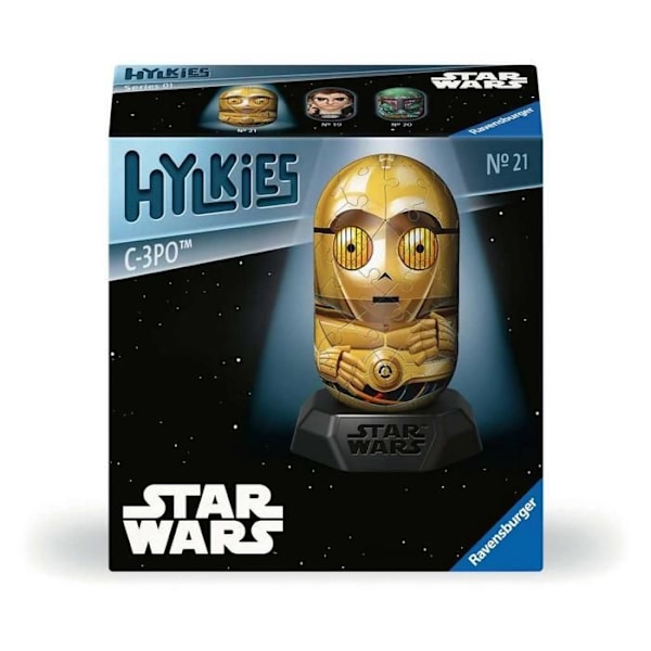 Pussel 3D 54 bitar: Hylkies SW nr 21 - C-3PO