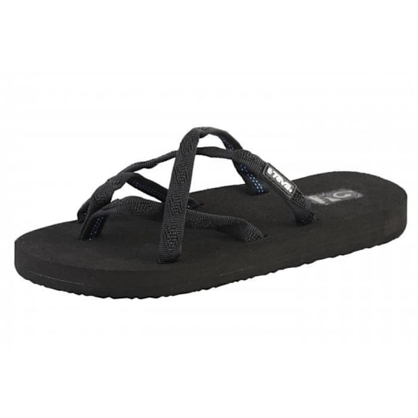 Flip flops för kvinnor med flera remmar - Teva Olowahu - Svart - Polyester - Dämpning EVA Svart 40