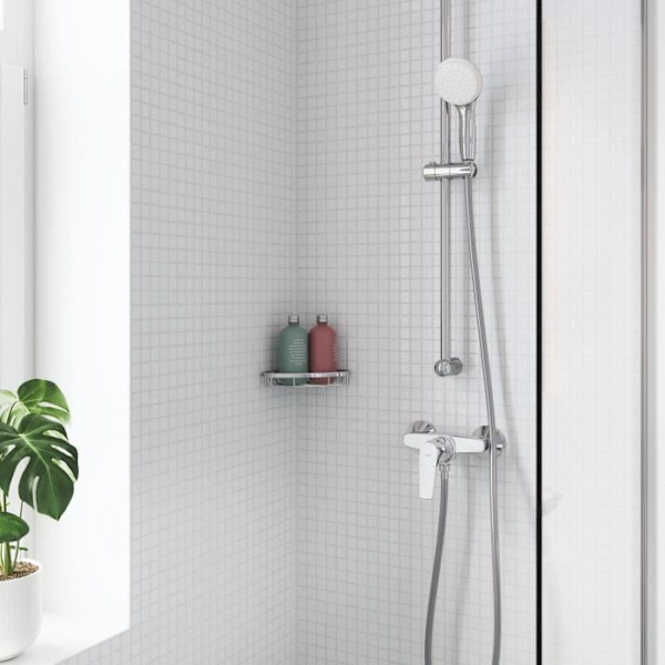 GROHE Start Flow engrepps duschblandare, väggmontering, gängad anslutning för 1/2" slang, metallrosetter ingår, 23771000