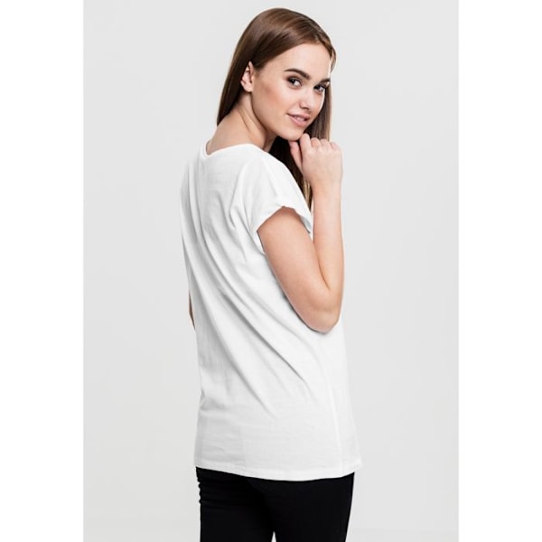 T-shirt dam - Urban Classic - Förlängd - Vit - Långärmad - 100% bomull Vit M