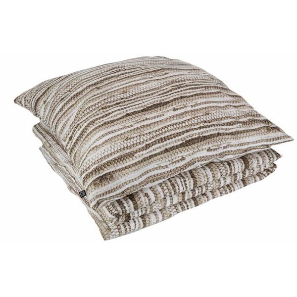 Zo!home - ZOHK012-46-BW 155 - Zo.Home Marko-filt, 100 % bomull, brun, 155 x 220 cm, 1,0 stycken