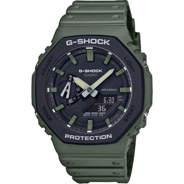 Klocka - G-Shock - GA-2110SU-3AER - Grön - Resin - Digital - 20 Atm Grön