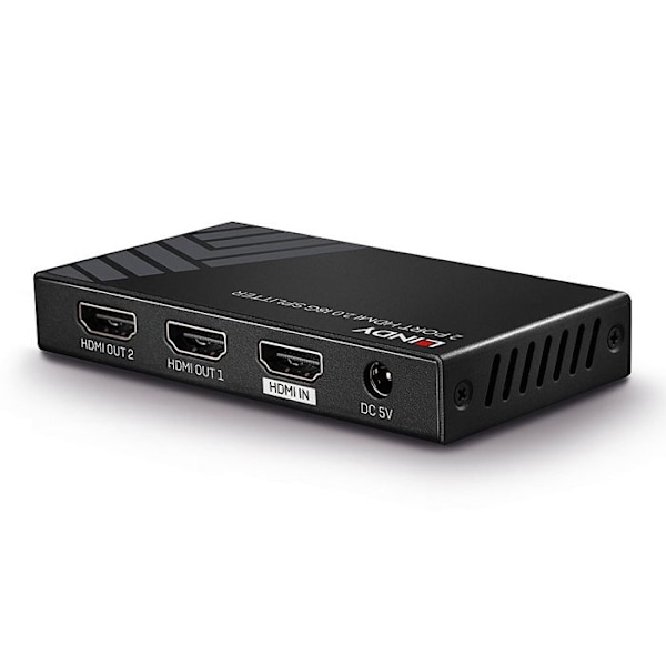 LINDY Splitter HDMI 2 utgångar 18G 4k 2.0