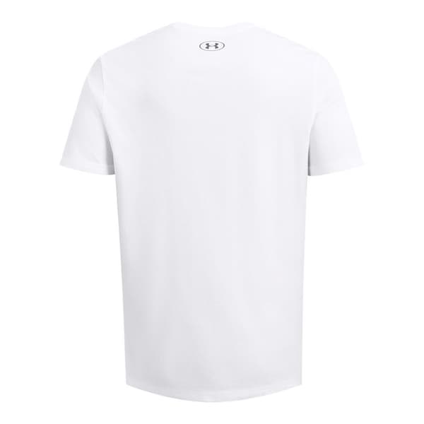 T-shirt Under Armour Boxed vit/mörkgrå S