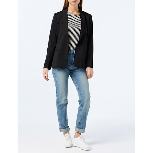 Armani utbyte - 8NYG07YNG9Z-1200-10 - Stretch enknäppt, enkelknäppt kavajjacka för dam Svart 46