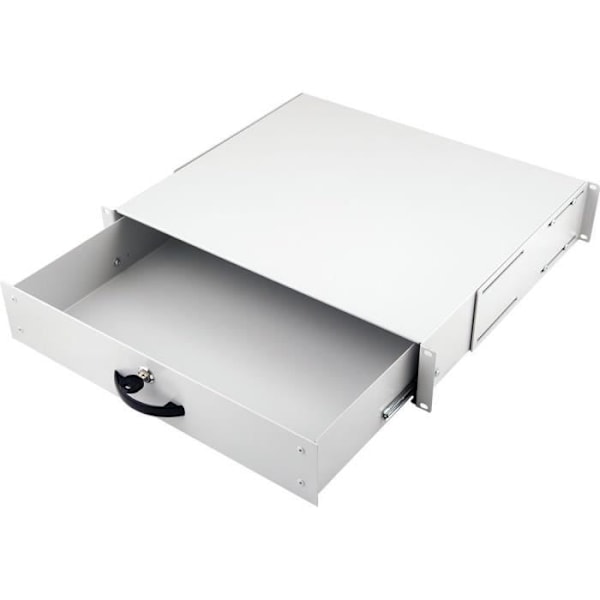 Trek 19" - Utrustning - EZD-2-G - Låsbart - Kompatibel med server - 2U - Grå