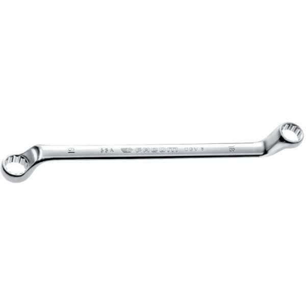 Metrisk offset ringnyckel diameter 20x22mm längd 316mm - FACOM - 55A.20X22