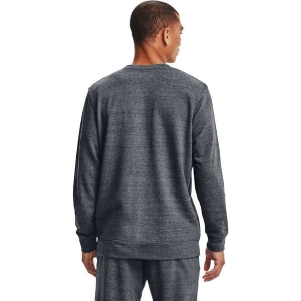 Under Armour Rival Terry Crewneck Sweatshirt - Mörkgrå/Vit - 3XL Mörkgrå/vit M