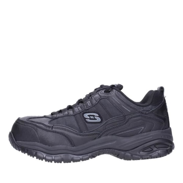 Sneakers för män - SKECHERS - 77013EC - Spetsstängning - Textil Ovandel - Svart Svart 42