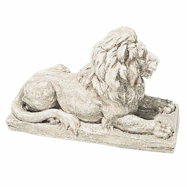 Staty - Design toscano statyett - AL21949 - Lyndhurst Manor Lion Sentinel Statue