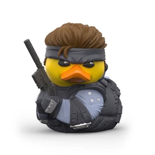 Solid Snake Metal Gear Solid Bath Duck - TUBBZ - 9cm Flerfärgad