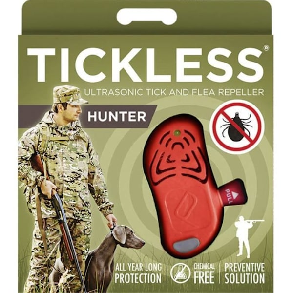 FÖNSTERSKÄRM - DÖRRSKÄRM | Tickless Hunter PRO-103OR loppmedel (L x b x h) 60 x 27 x 20 mm orange 1 st.