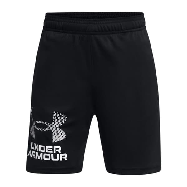 Short - UNDER ARMOUR - Tech™ - UA Tech-materialet torkar snabbt - Elastisk midja - Fickor för händerna svart/grå mod 12-14 år gammal