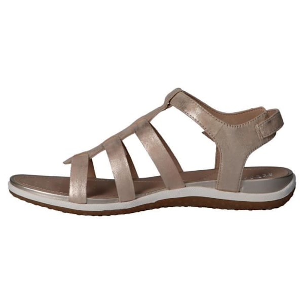 Sandaler - Geox - Dam - Läder - Beige - Platt Hytt - Exceptionell Komfort Beige 42