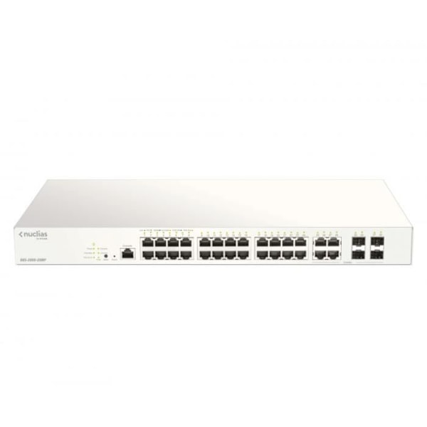 D-LINK Switch Nuclias Cloud-Smart+Switch+1 år -24 port Grå