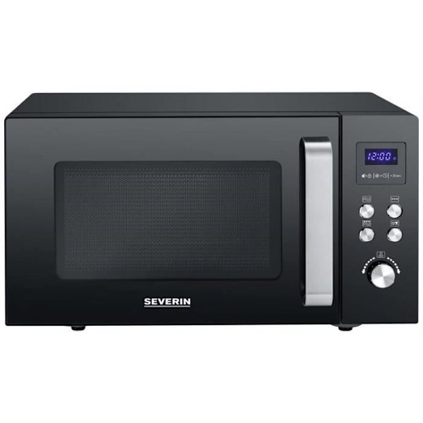 Mikrovågor - Severin - MW 7763 - 900 W - Grillfunktion - Svart i rostfritt stål