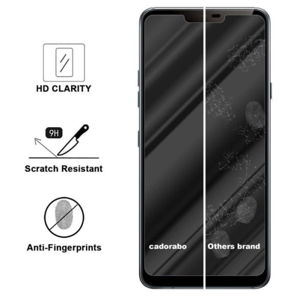 Härdat glas för LG G7 ThinQ TRANSP, skyddsfilm LG G7 ThinQ skärmfilm LG G7 ThinQ härdat display