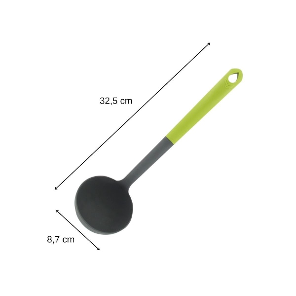 Kökslush i bioplast 32,5 cm Fackelmann Gamme Zéro Grön