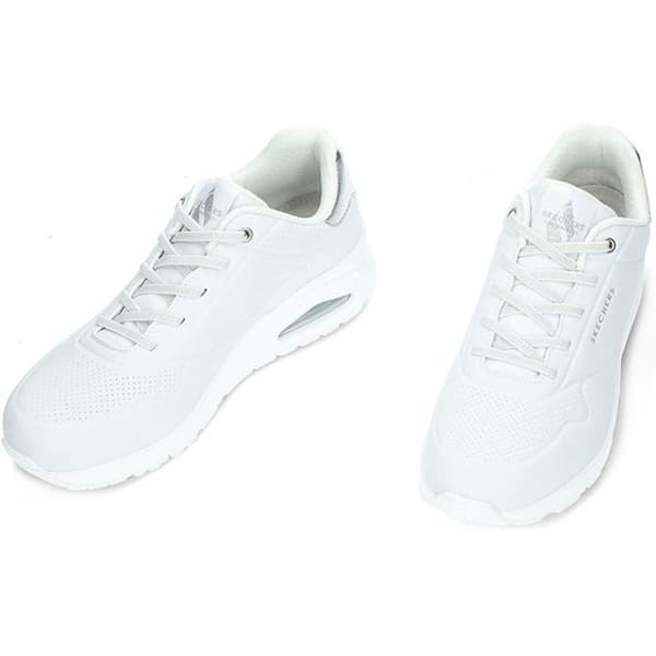 SKECHERS sneakers dam 155196 glittrande vit_silver 37